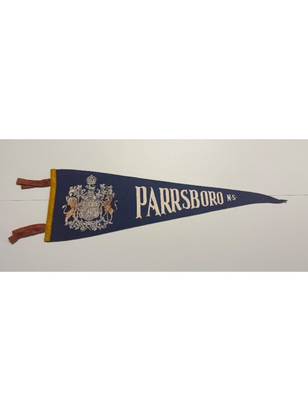Vintage Parrsboro, N.S. Canada pennant